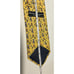 SALVATORE FERRAGAMO Men's Luxury 100% Silk Necktie Yellow Elephant & Lion Italy