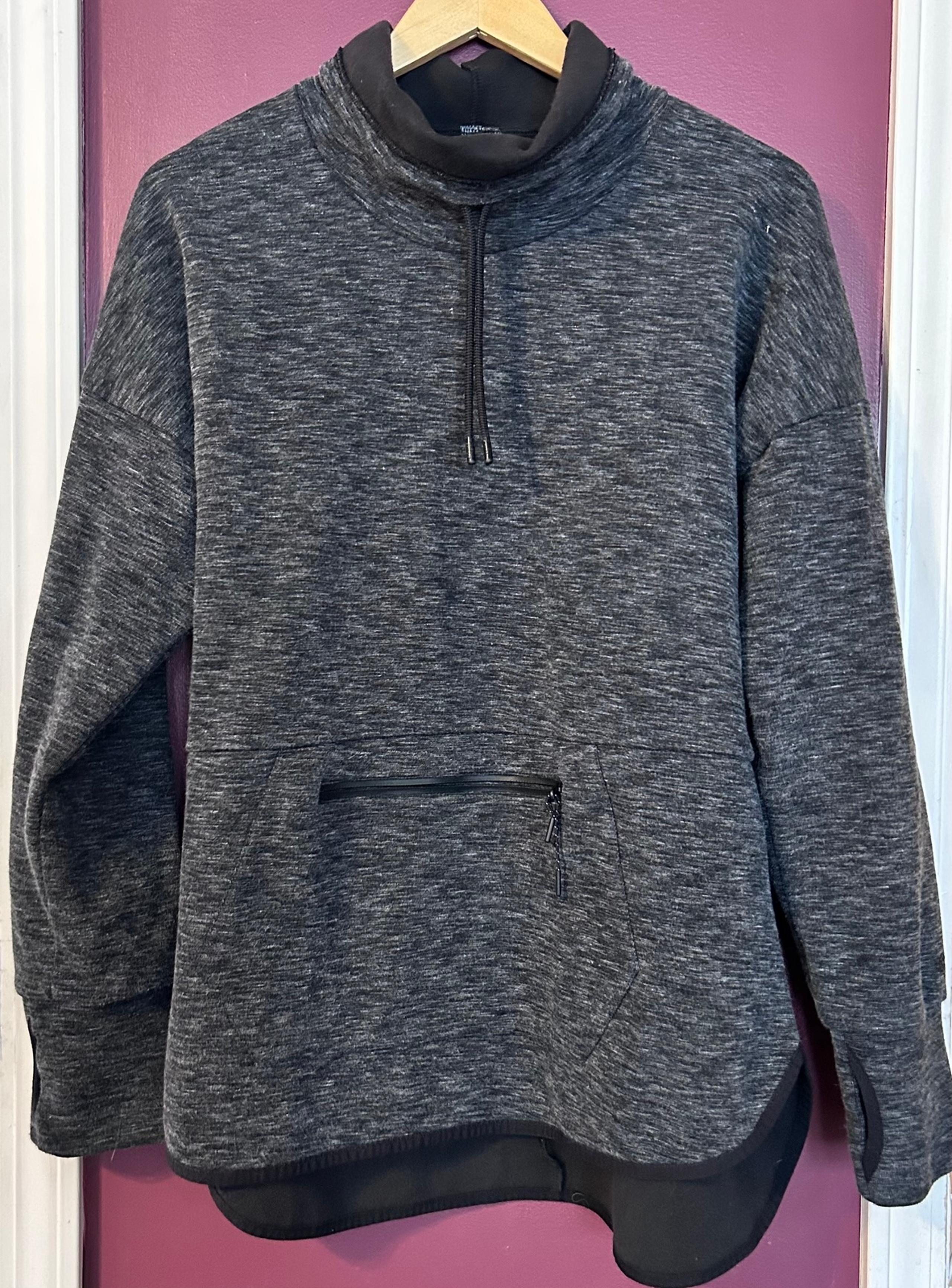 Champion Gray Long Sleeve Cowl Neck Athletic Casual Sweatshirt Size XL