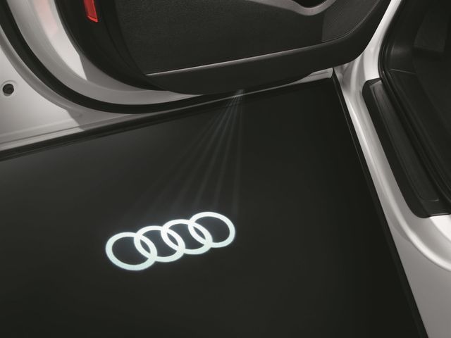 2Pcs 3D Audi HD LOGO GHOST LASER PROJECTOR DOOR UNDER PUDDLE LIGHTS FOR AUDI