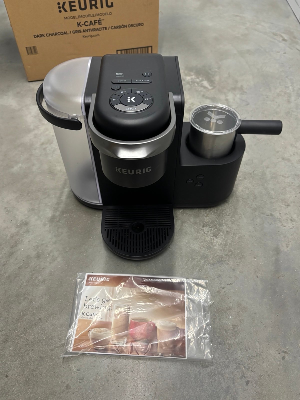 Keurig K-Cafe Single Serve K-Cup Coffee Maker, Latte Maker and Cappuccino Maker