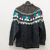 Vintage Kitty Hawk Sweater Southwestern Style Colorful Mock Knit Sweater Size S