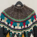 Vintage Kitty Hawk Sweater Southwestern Style Colorful Mock Knit Sweater Size S