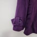 MONROE & MAIN Women's Purple 3 Button Pea Coat Padded Shoulder Jacket Size 8