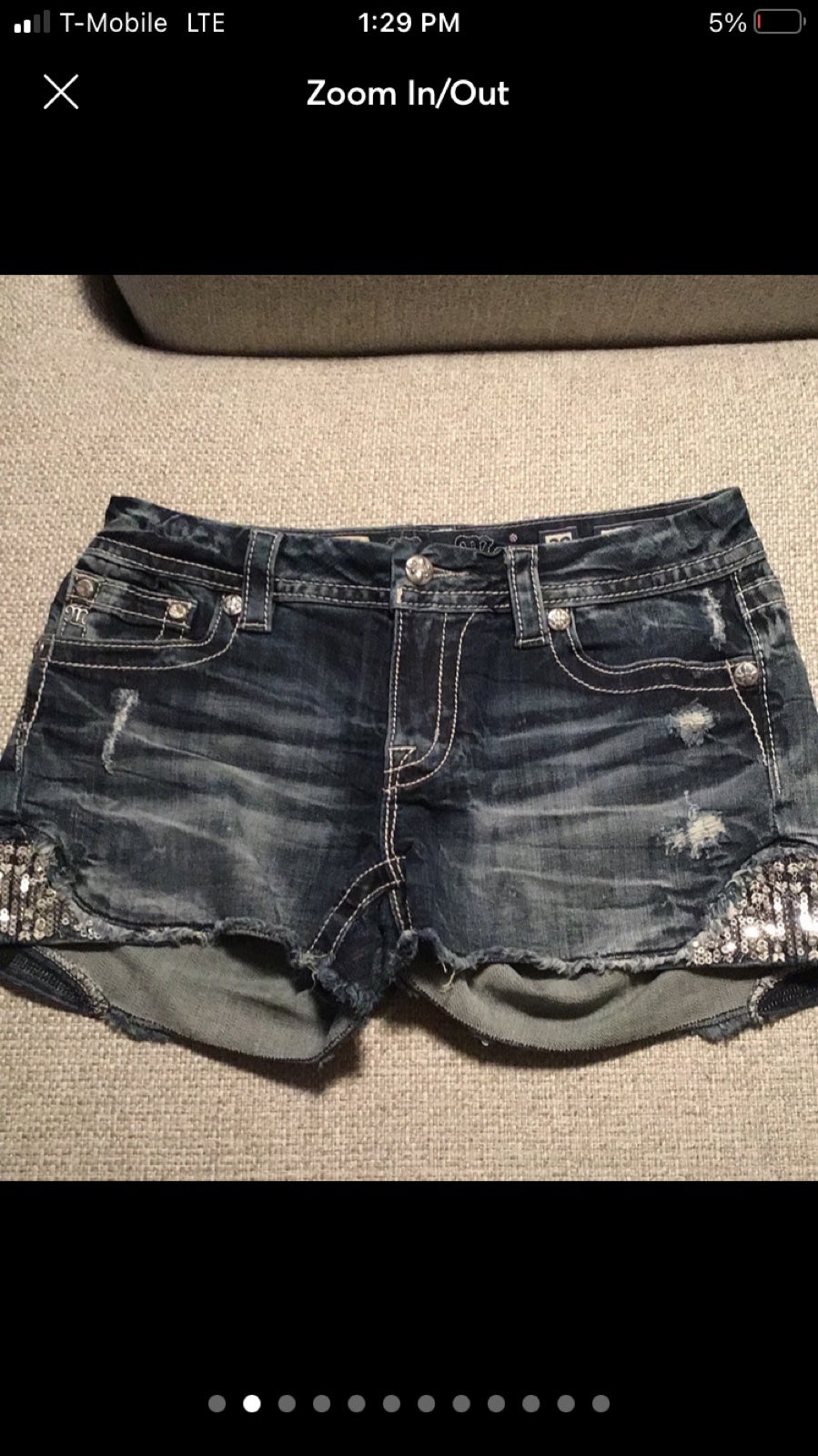 Miss me shorts size 29
