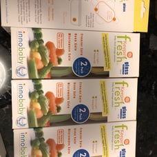 innobaby food storage, glass