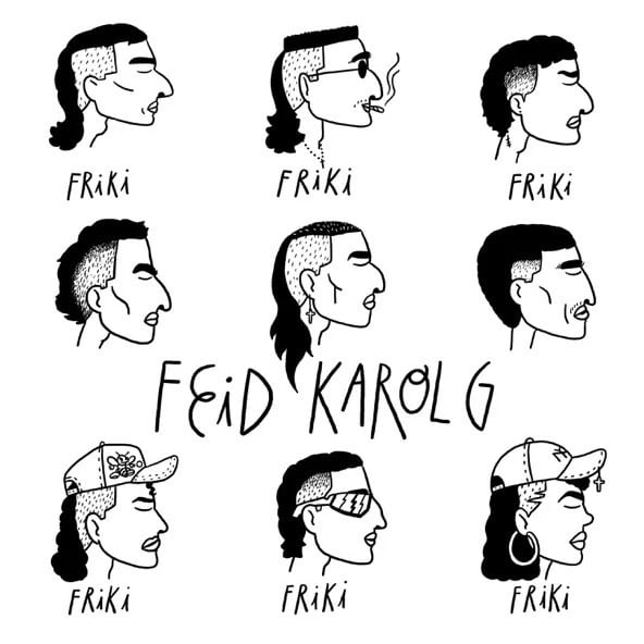 KAROL G x FEID FERXXO “FRIKI” OFFICIAL SHIRTS SIZE 2XL (ONLY ONE SET) NEW!!