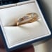 Vintage Signed 925 Crystal Accents Dainty Promise Engagement Band Ring size 7.5