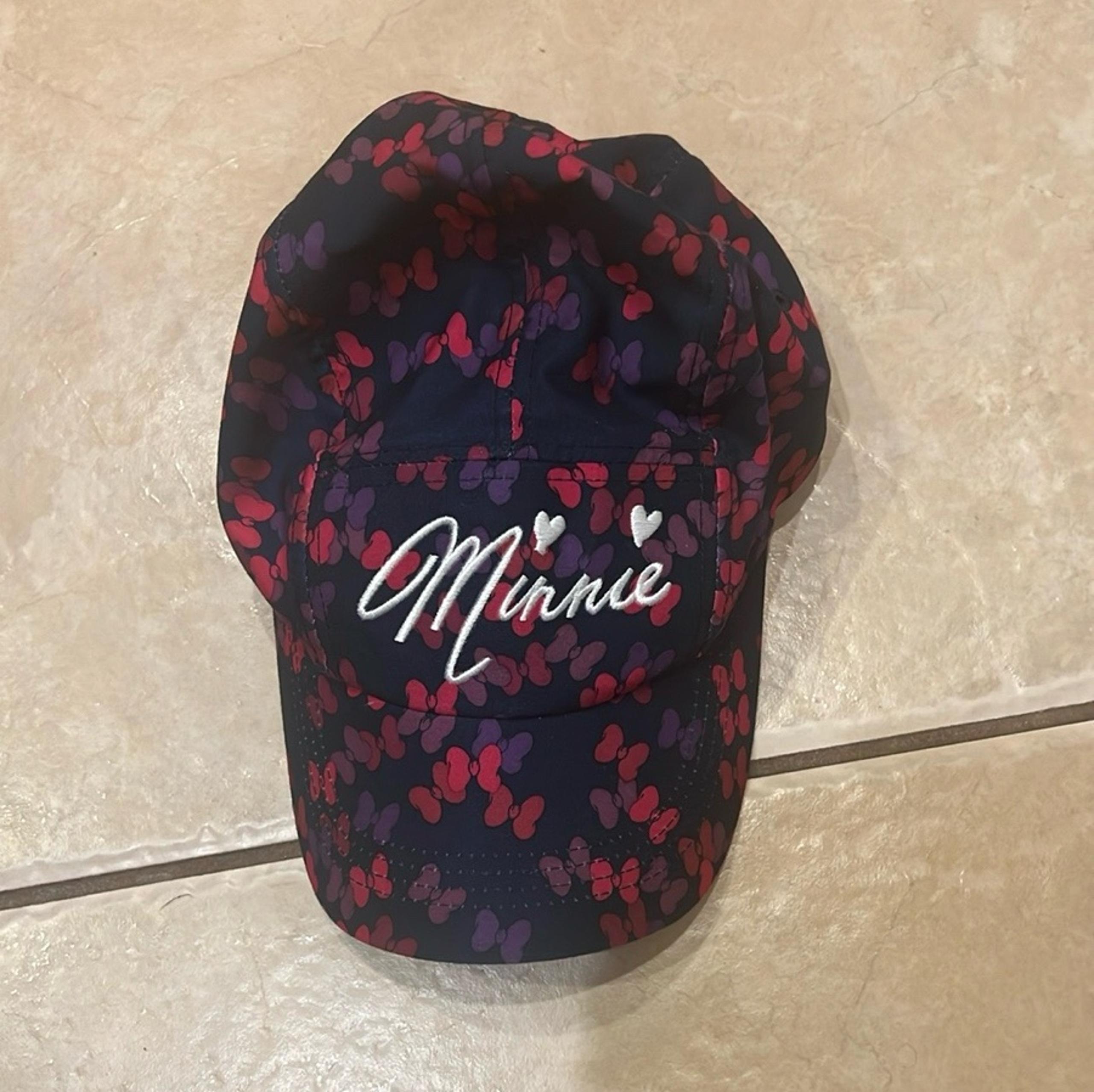 Minnie Mouse Woman’s Disney Parks Blue Minnie Bows Snapback Hat Cap Baseball