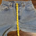 Vintage 1997 Levis 550 relaxed fit tapered leg 7 jr S red tab medium wash