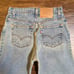 Vintage 1997 Levis 550 relaxed fit tapered leg 7 jr S red tab medium wash