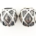 PAIR of Pandora Oxide charms Harlequin web