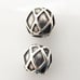 PAIR of Pandora Oxide charms Harlequin web