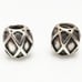 PAIR of Pandora Oxide charms Harlequin web