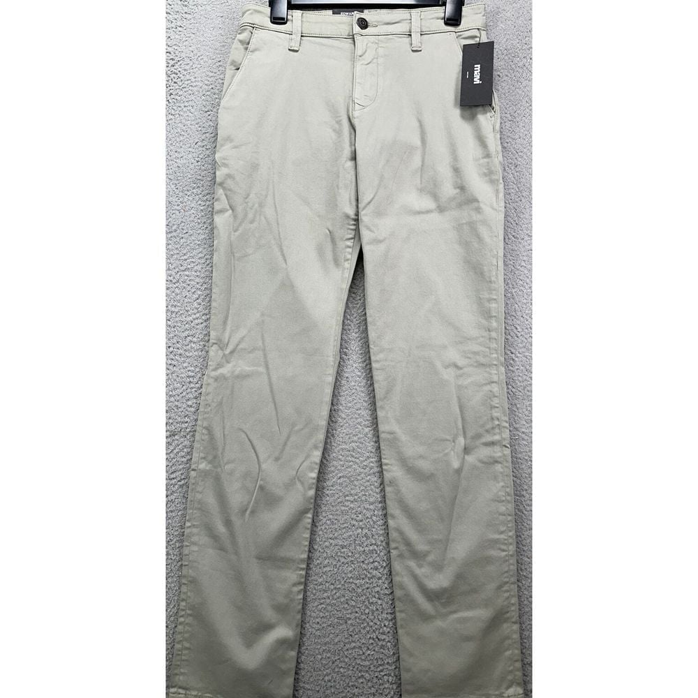 Mavi Pants Mens 29X32 Edward Grey Twill Khakis Slim Leg Straight Leg Chino NEW