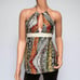 LaRok Multi-color Sexy Silk Halter XS