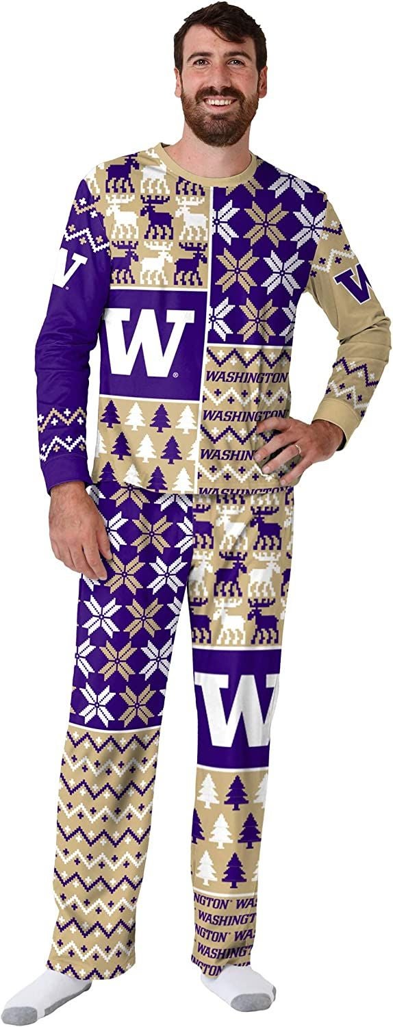 New Mens Washington Huskies Pajama Set - Size XXL
