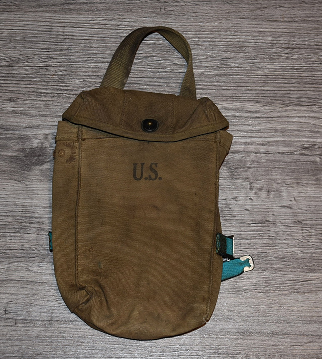 Vintage WWII Boyt 1942 Thompson SMG Army USMC Magazine Mag Pouch Modified