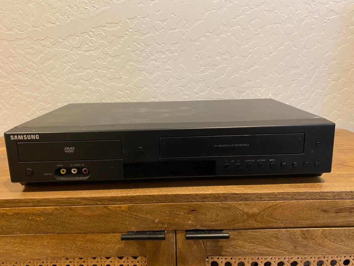 Samsung DVD-V6800 VHS DVD Combo on sale Recorder Black Tested No Remote