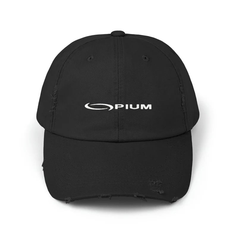 Opium Label Logo Distressed Hat Playboi Carti ken Carson destroy lonely