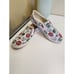 BUCKETFEET Dia De Los Muertos Sugar Skull Slip On Shoes Canvas Upper Womens SZ 8