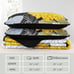 3 Pieces Yellow Floral Pattern Quilts Queen Size Coverlet Set - Lightweight