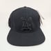 Los Angeles Dodgers Logo Patch Snapback Hat Cap Pro Standard Black Out New