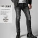 CRIMIE (クライミー) Slim Tapered Jeans, Made in Okayama, Black, XS