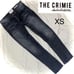 CRIMIE (クライミー) Slim Tapered Jeans, Made in Okayama, Black, XS