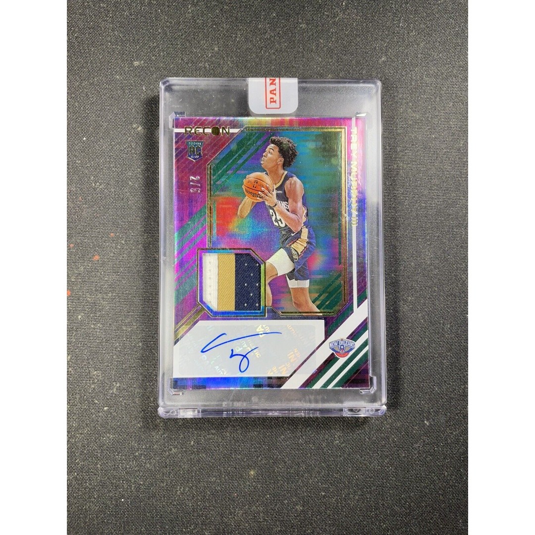 2021-22 Recon Trey Murphy III Rookie Jersey Auto RPA /5 Green RC Pelicans SSP