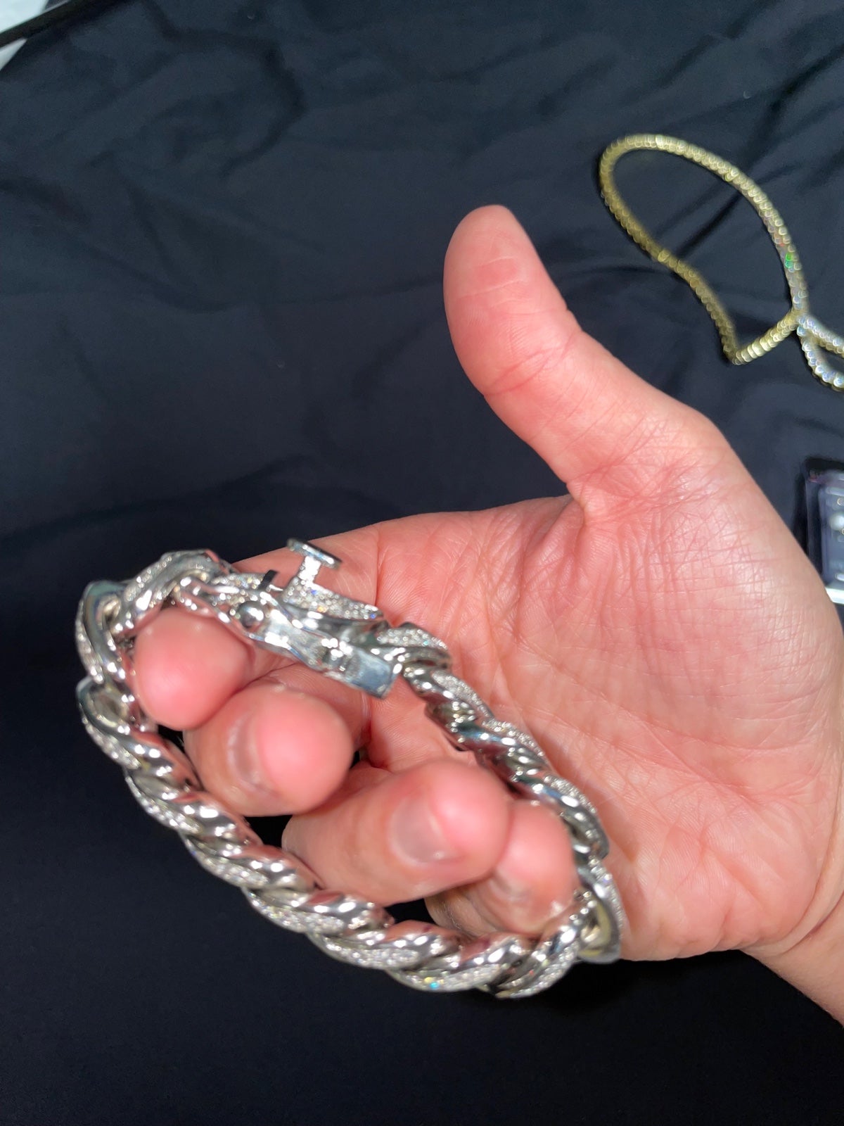 Diamond sold Cuban Link Bracelet