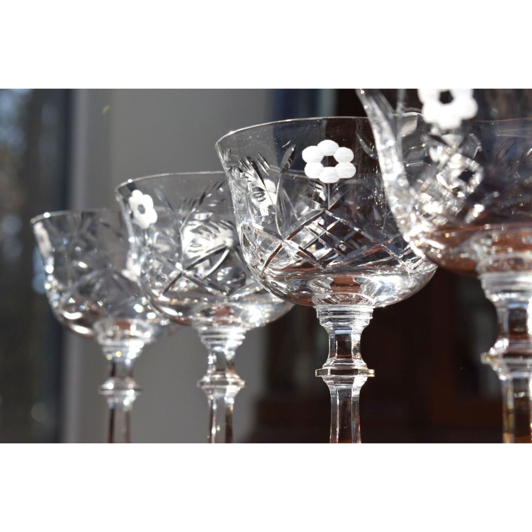 Rock Sharpe Marlene Champagne/Tall Sherbet Glasses – Set of 4 – Discontinued - detail