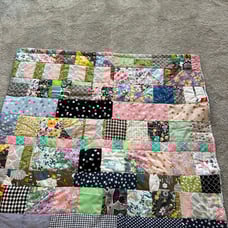 Handmade baby quilt