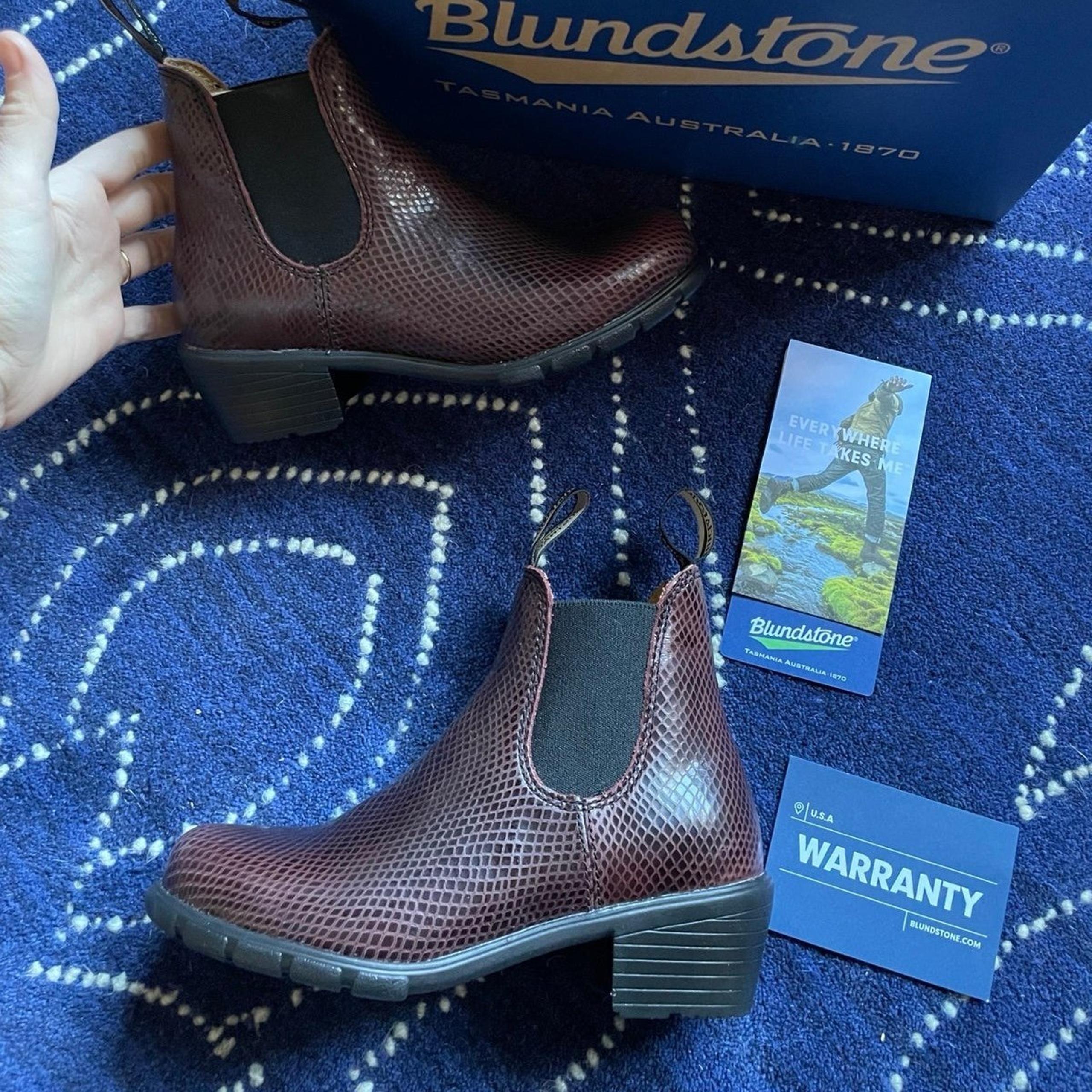 Blundstone heel series boots 2166 testa lizard women’s 6.5