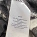 DONNA KARAN SLEEPWEAR Lux Dream Velvet Lounge Black and White Long Sleeve Top M
