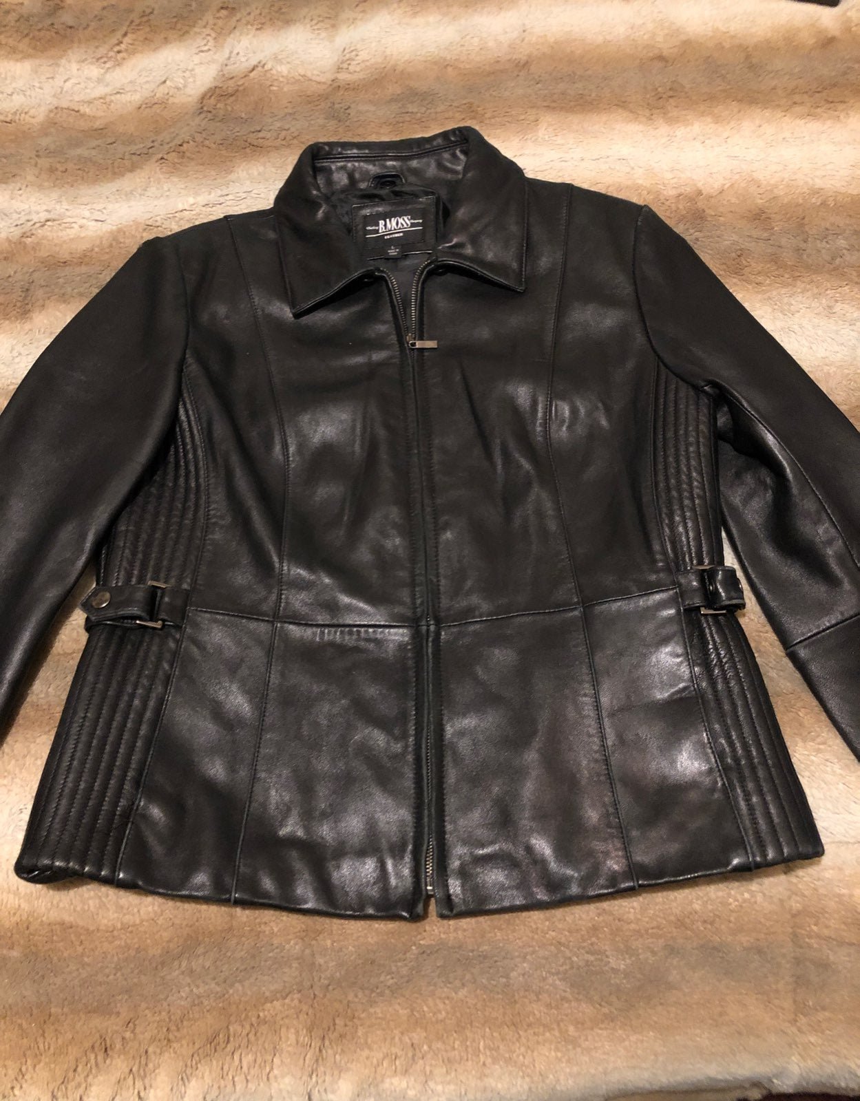 B. Moss Women's Leather Jacket