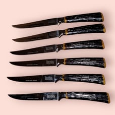 Perredge Regent Cutlery Sheffield England Knife Set of 6