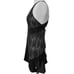 Lululemon Ace Dress Tennis Size 4 Scratch Match Black Multi W8660S Mesh Cut Out