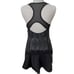 Lululemon Ace Dress Tennis Size 4 Scratch Match Black Multi W8660S Mesh Cut Out