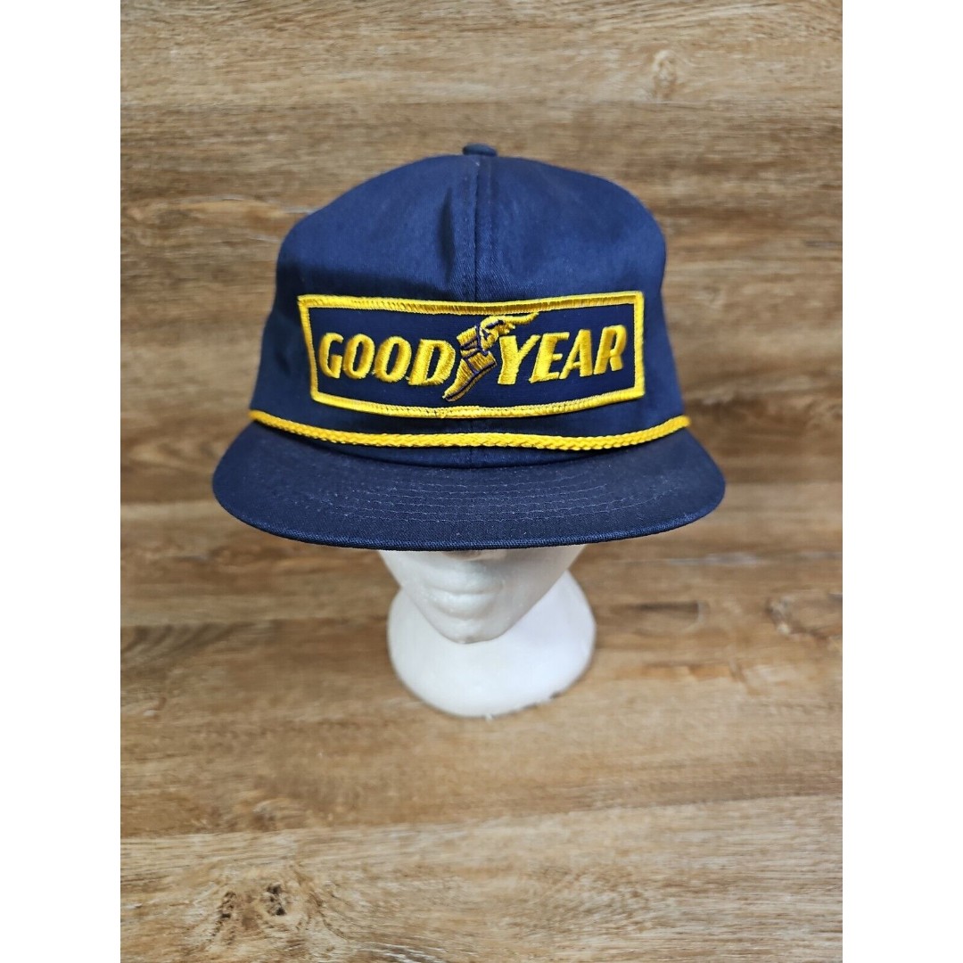 Vintage Goodyear #1 in Racing Snapback Trucker Hat Made By Swingster