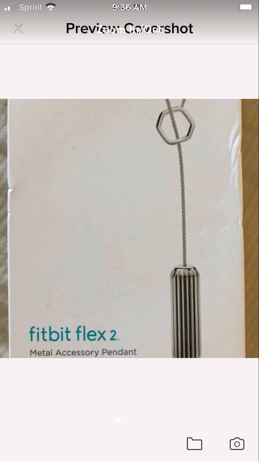 Fitbit Flex 2 Metal Accessory Pendant