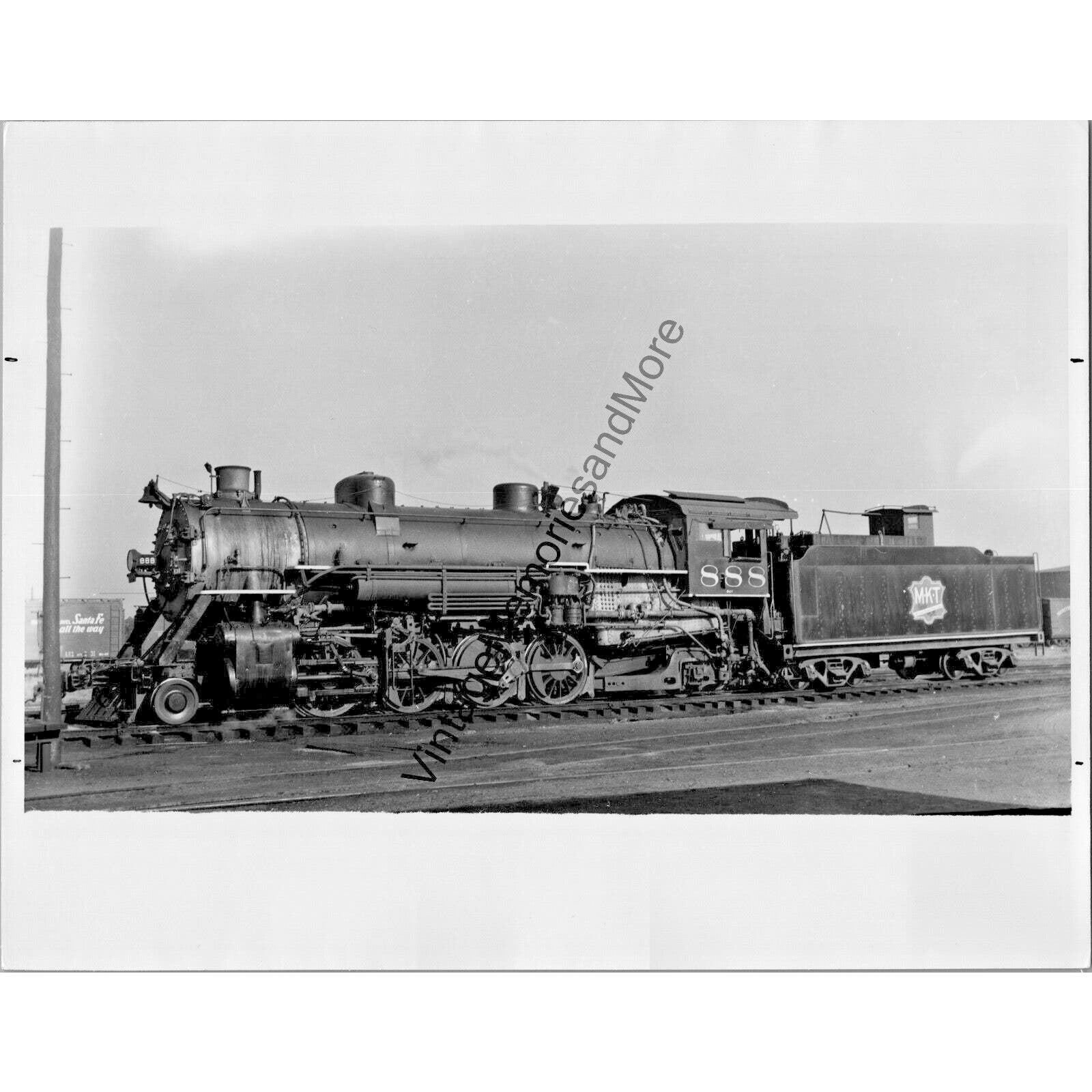 VTG 1947 Missouri Kansas Texas Railroad MKT 888 Steam Locomotive Waco, TX T1-50