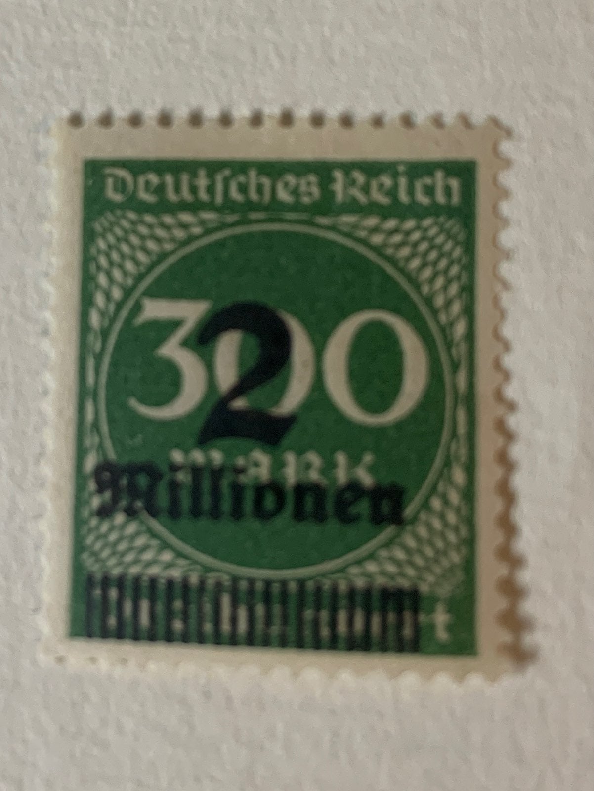 Rare German stamp