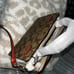 Coach mini lane top handle bag