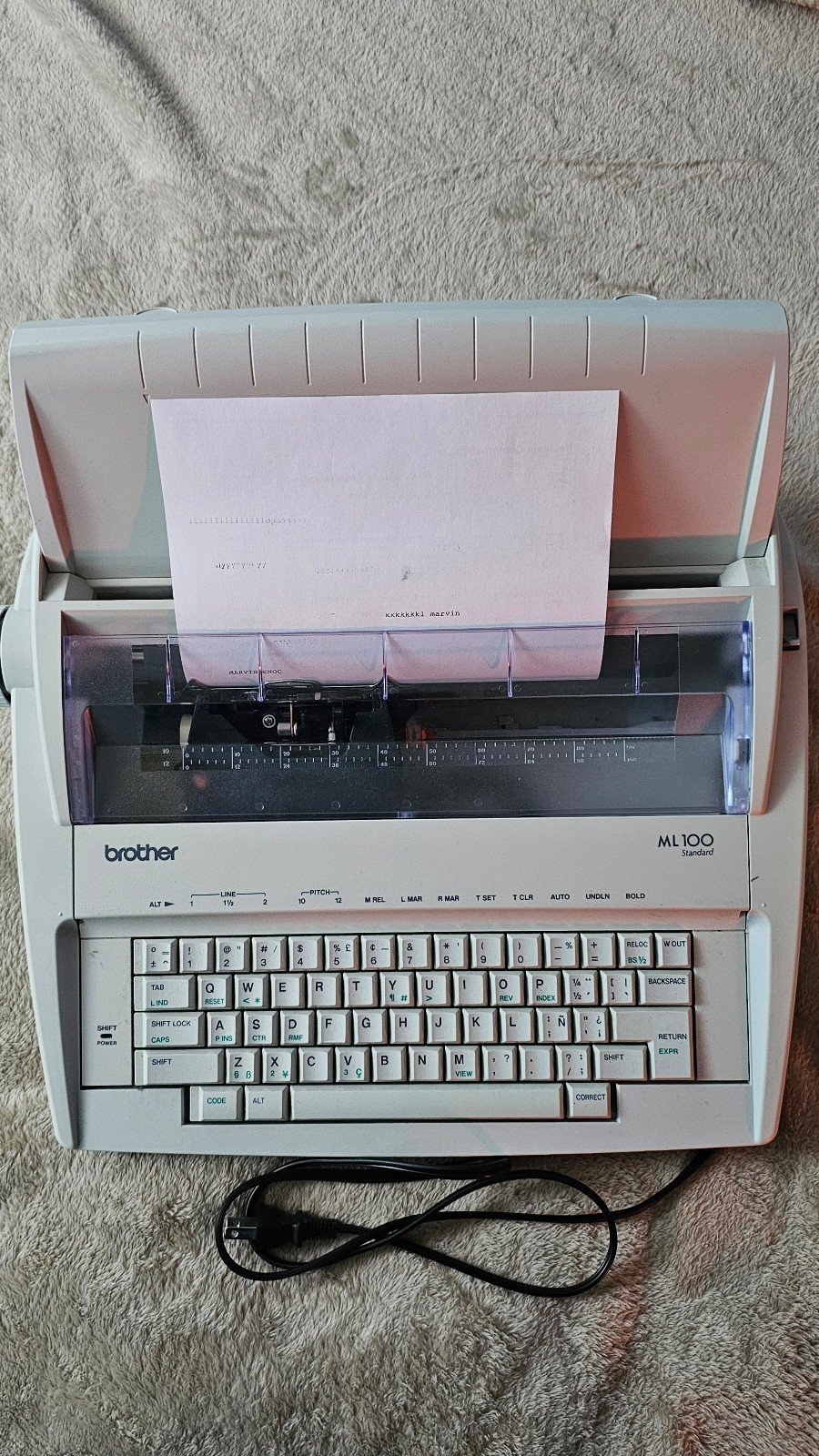 Brother ML 100 Typewriter