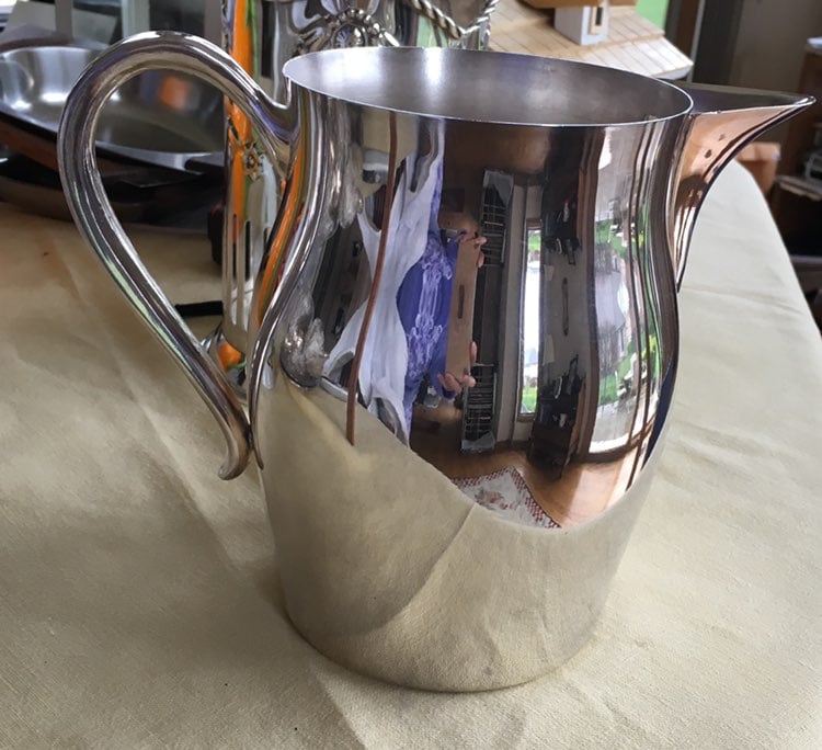 Silver Water Pitcher