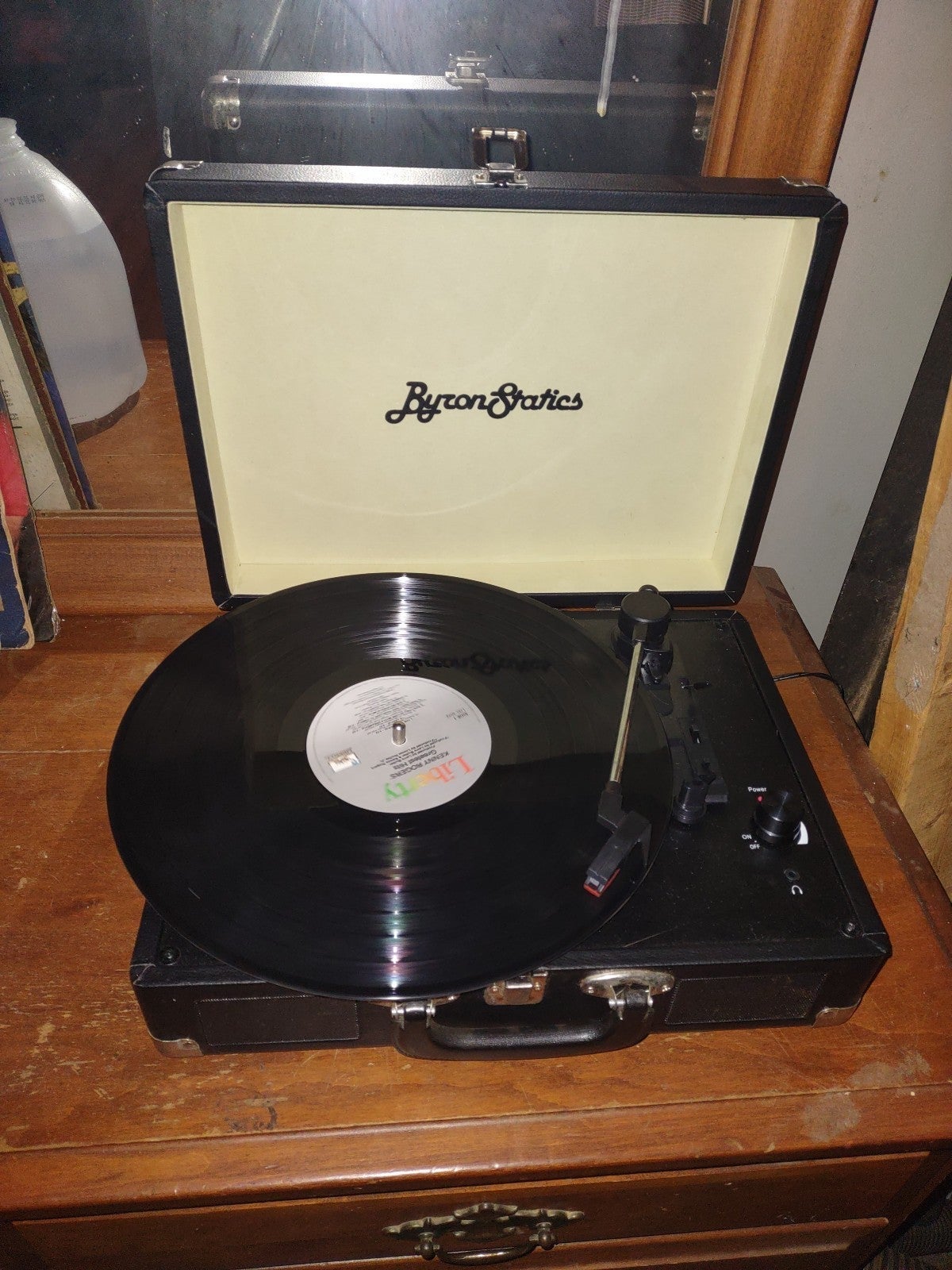 Record Player with Records