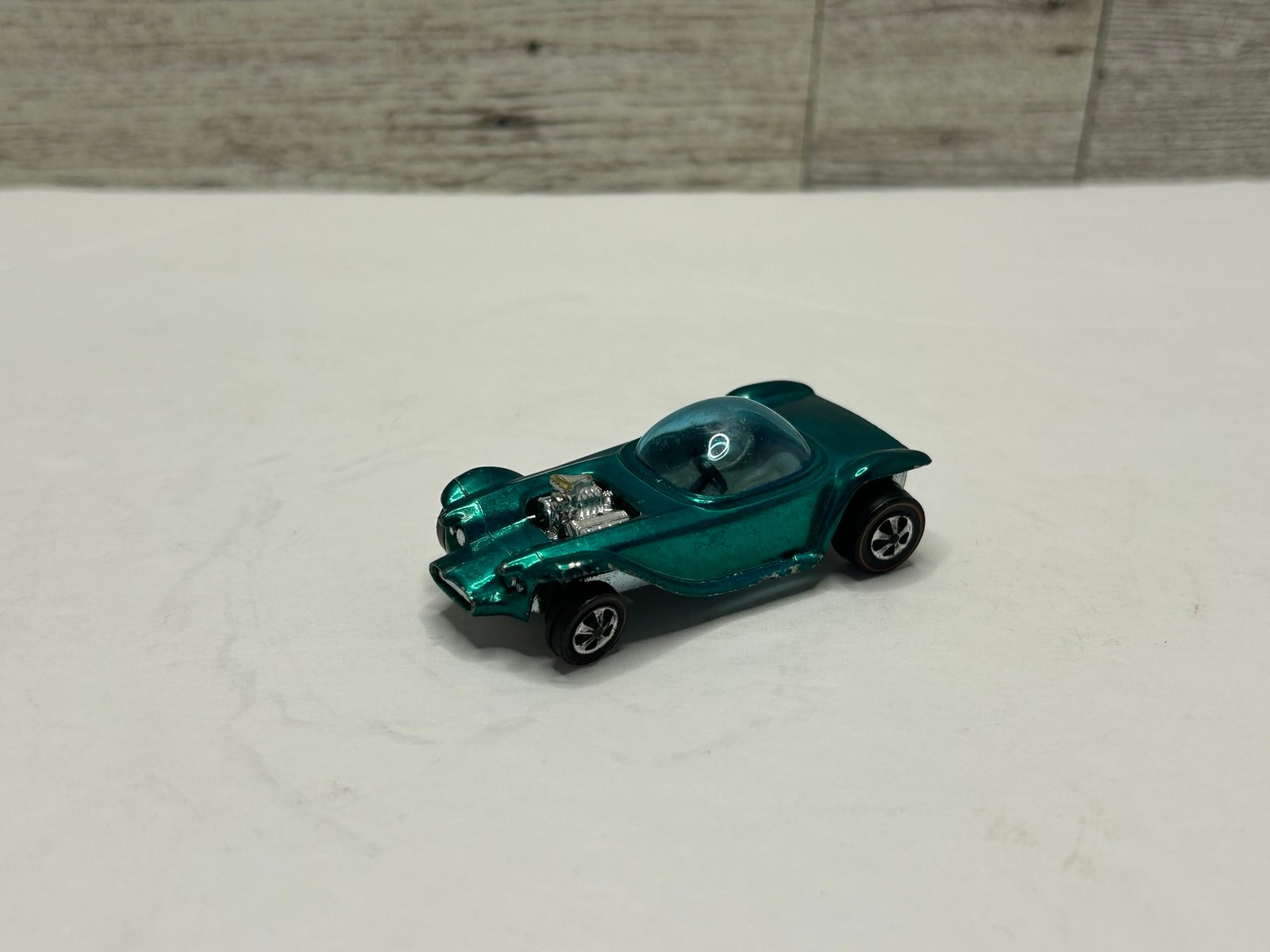 Vintage Hot Wheels Green ‘1967 Beatnik Bandit Redline • Die Cast Metal • Made in
