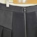 Milly Runway Raquel flared mini skirt black wool mesh size 12