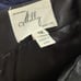 Milly Runway Raquel flared mini skirt black wool mesh size 12