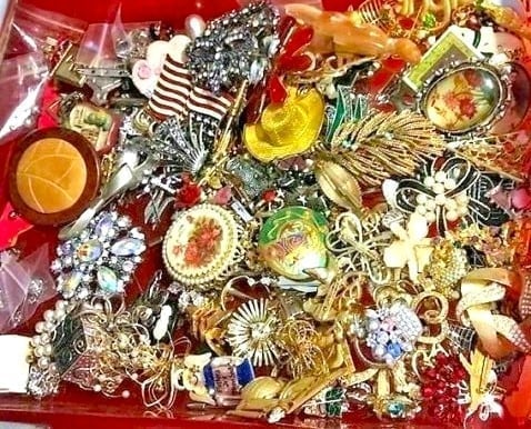 3 Lb Pounds Unsearched Huge Jewelry Lot Vintage Now Junk Art Craft Treasure Hunt